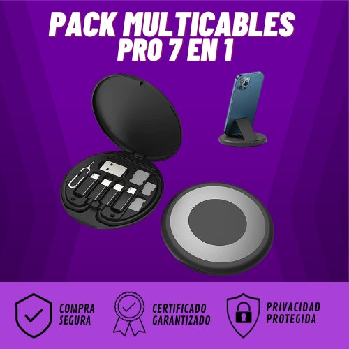 PACK MULTICABLES PRO 7 EN 1