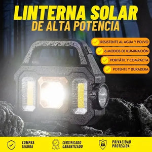 LINTERNA SOLAR DE ALTA POTENCIA